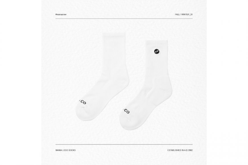 MANIA 24 AW Logo Socks (2)