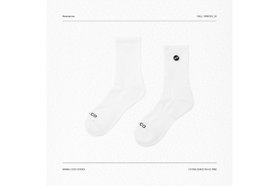 MANIA 24 AW Logo Socks (2)