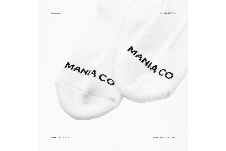 MANIA 24 AW Logo Socks (3)