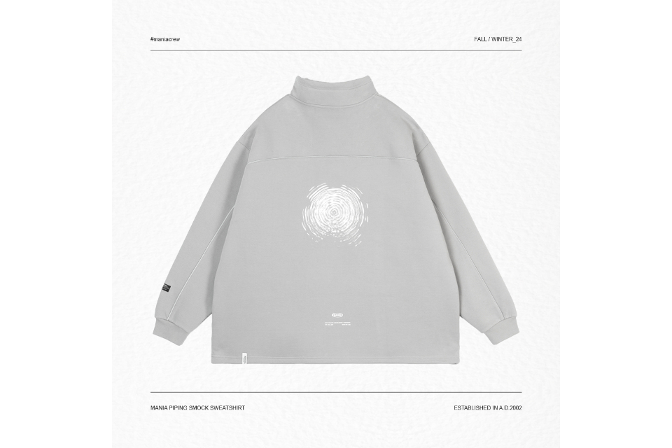 MANIA 24 AW Piping Smock Sweatshirt (19)