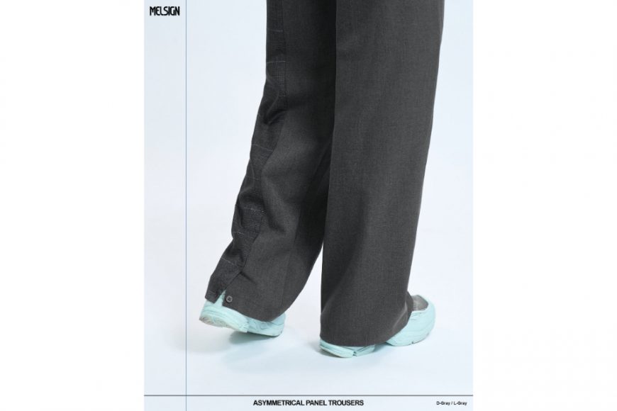 MELSIGN 24 AW Asymmetrical Panel Trousers (6)