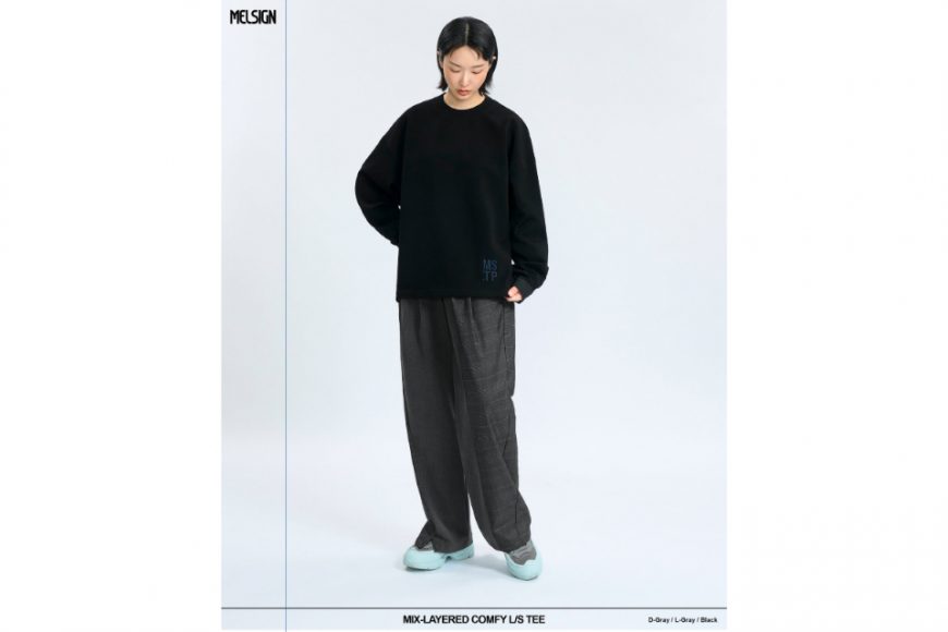 MELSIGN 24 AW Mix-Layered Comfy LS Tee (1)