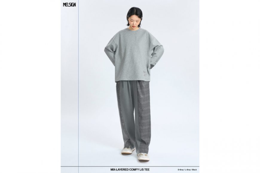 MELSIGN 24 AW Mix-Layered Comfy LS Tee (4)