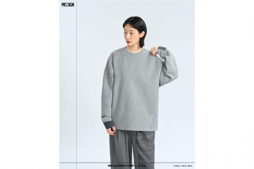 MELSIGN 24 AW Mix-Layered Comfy LS Tee (5)