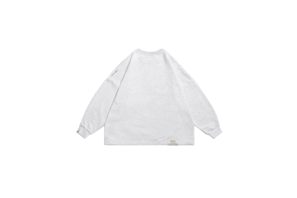 PERSEVERE 24 AW Brand Logo Classic Washed Sweatshirt (11)