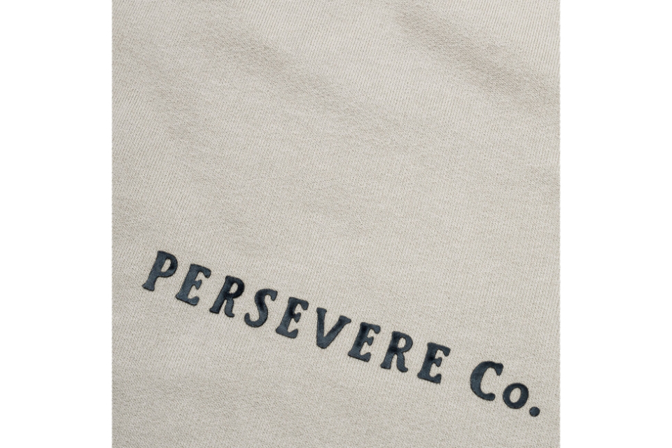 PERSEVERE 24 AW Brand Logo Classic Washed Sweatshirt (28)