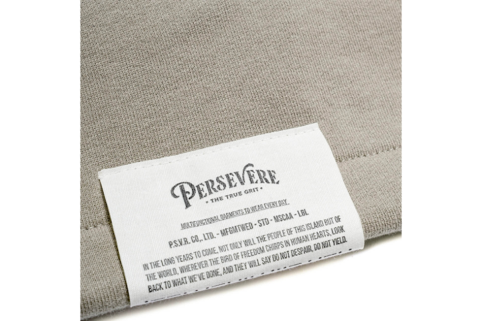 PERSEVERE 24 AW Brand Logo Classic Washed Sweatshirt (32)