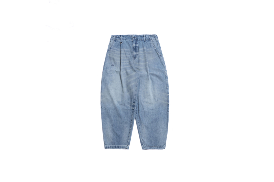 PERSEVERE 24 AW Enzyme-Stonewashed Faded Jeans (14)