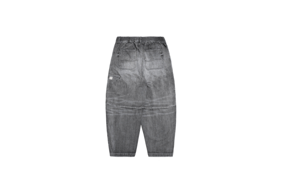 PERSEVERE 24 AW Enzyme-Stonewashed Faded Jeans (25)