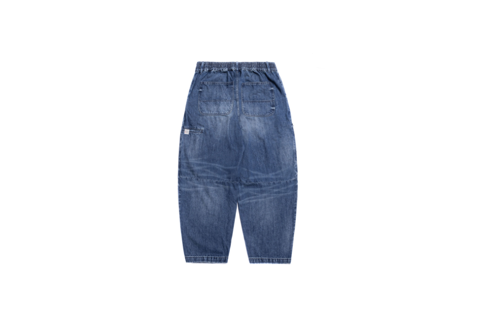 PERSEVERE 24 AW Enzyme-Stonewashed Faded Jeans (35)