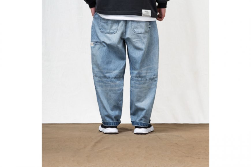 PERSEVERE 24 AW Enzyme-Stonewashed Faded Jeans (4)