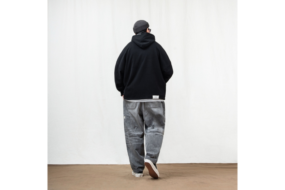 PERSEVERE 24 AW Enzyme-Stonewashed Faded Jeans (6)