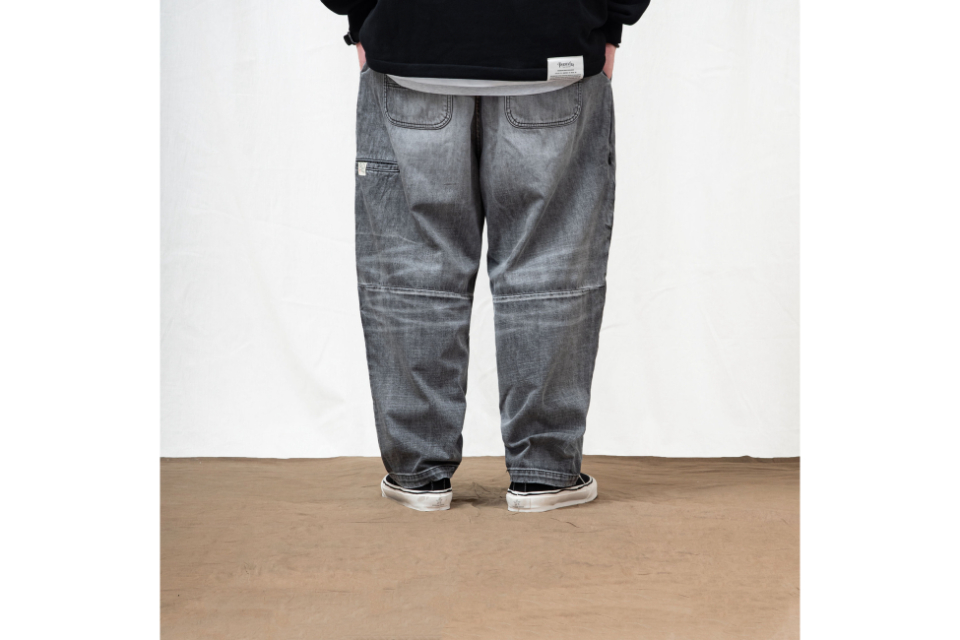 PERSEVERE 24 AW Enzyme-Stonewashed Faded Jeans (8)