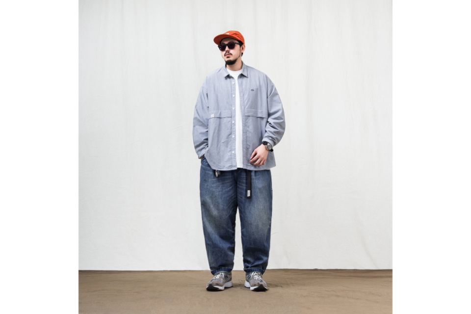 PERSEVERE 24 AW Enzyme-Stonewashed Faded Jeans (9)