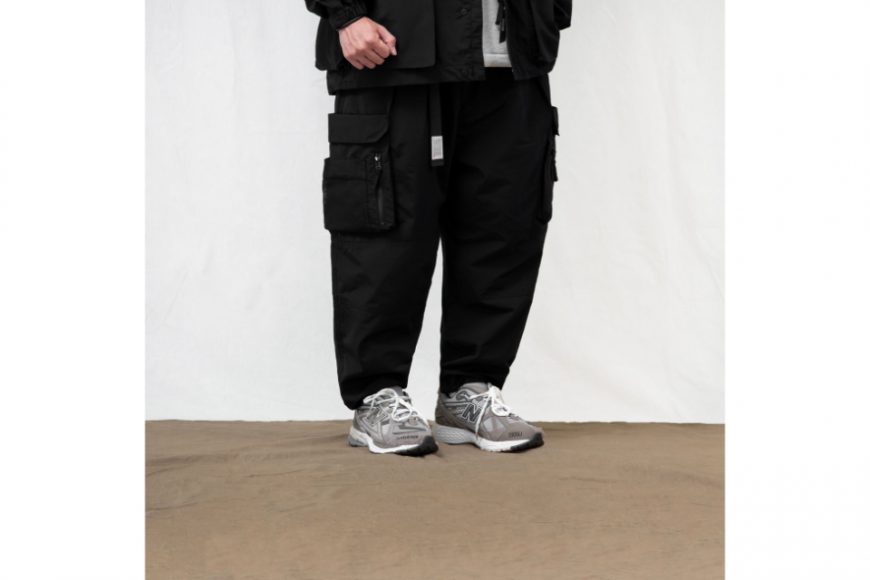 PERSEVERE 24 AW Water-Repellent Multi-Pocket Cargo Pants (2)