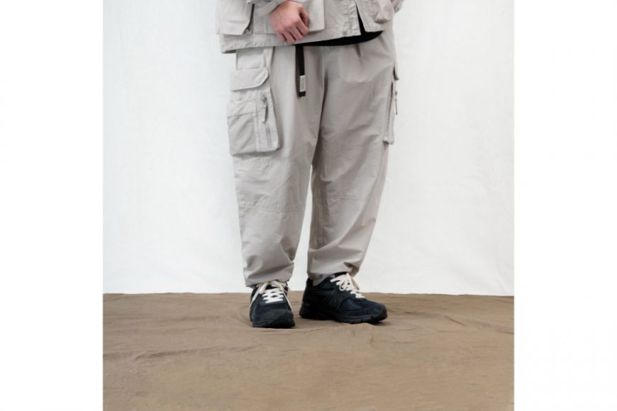 PERSEVERE 24 AW Water-Repellent Multi-Pocket Cargo Pants (5)