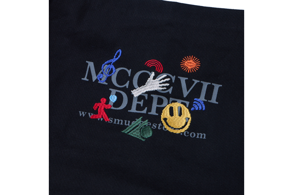 SMG 24 FW MCCCVII DEPT Embroidered Shopping Bag (10)