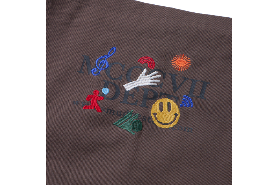 SMG 24 FW MCCCVII DEPT Embroidered Shopping Bag (18)