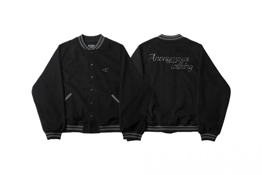 ANONYMOUS TALKING 24 AW Logo Varsity Jacket (0)