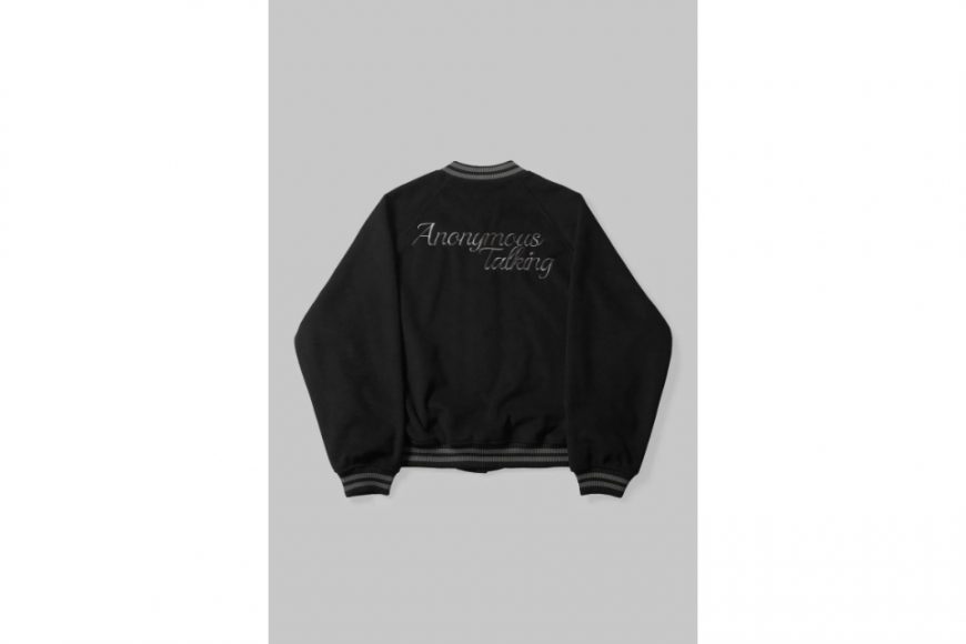 ANONYMOUS TALKING 24 AW Logo Varsity Jacket (4)