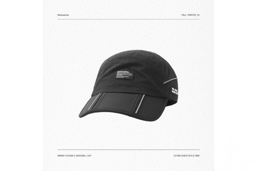 MANIA 24 AW Foldable Baseball Cap (2)