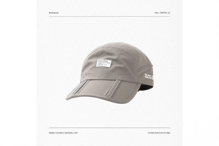 MANIA 24 AW Foldable Baseball Cap (9)