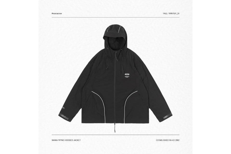 MANIA 24 AW Piping Hooded Jacket (12)