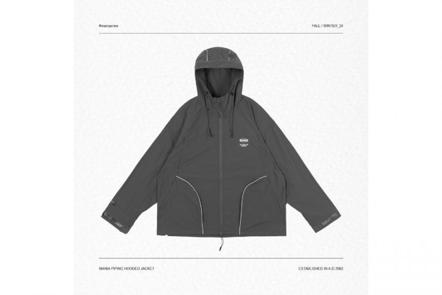 MANIA 24 AW Piping Hooded Jacket (21)