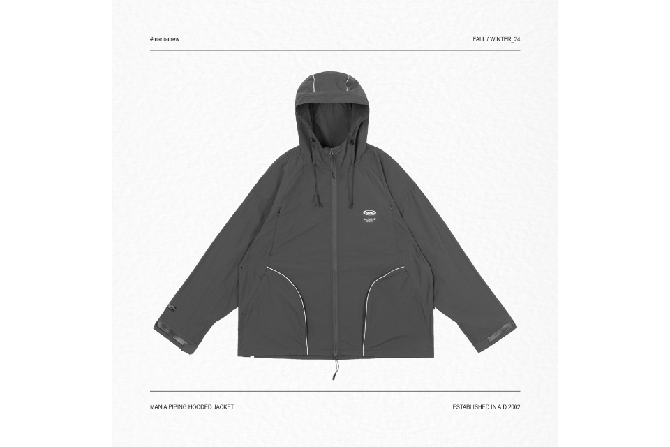 MANIA 24 AW Piping Hooded Jacket (21)