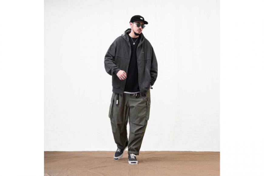 PERSEVERE 24 AW Washed Hoodie Jacket (1)