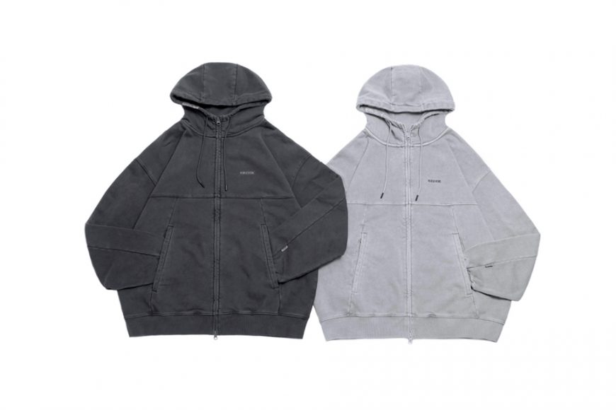 PERSEVERE 24 AW Washed Hoodie Jacket (9)