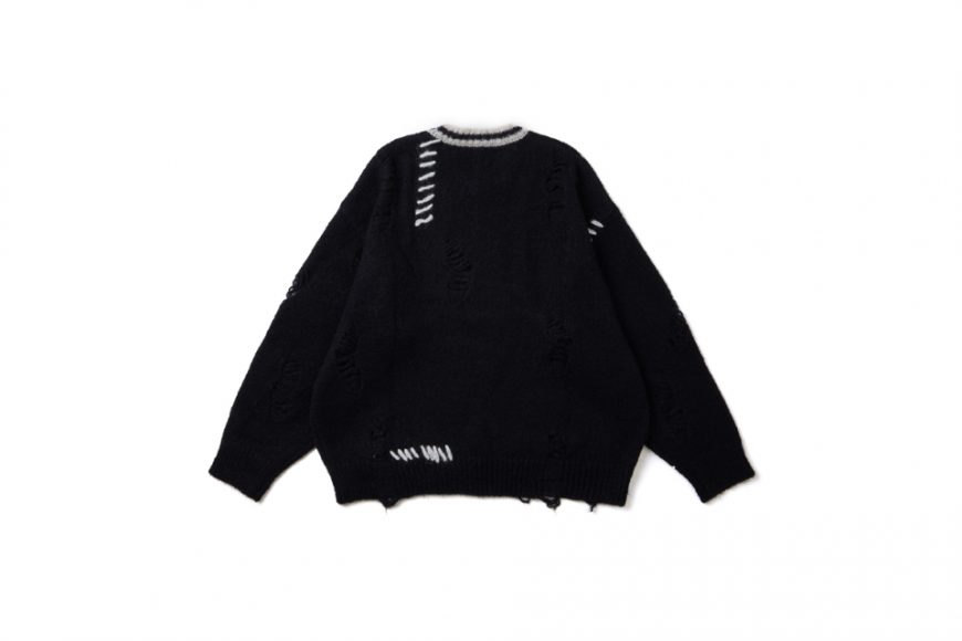 SMG 24 FW Damage Knitted Sweater (10)