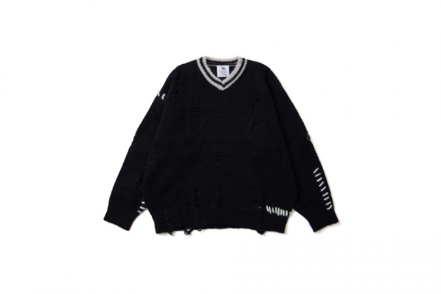 SMG 24 FW Damage Knitted Sweater (9)