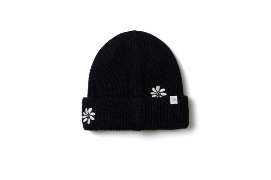 SMG 24 FW Flowers Gothic Logo Knitted Beanie (2)