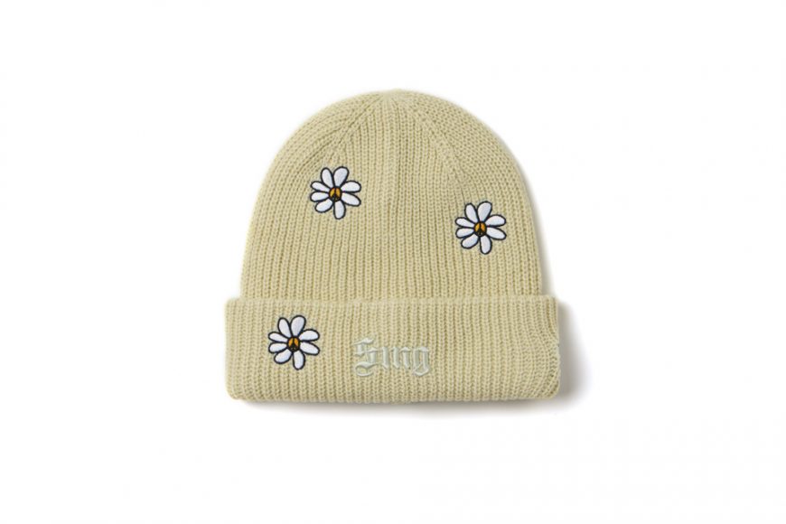 SMG 24 FW Flowers Gothic Logo Knitted Beanie (5)