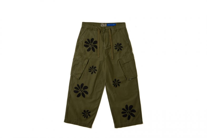 SMG 24 FW REMADE Graphic Print Military Trousers (15)