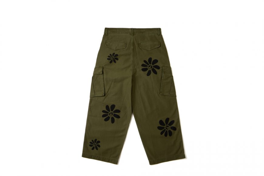 SMG 24 FW REMADE Graphic Print Military Trousers (16)