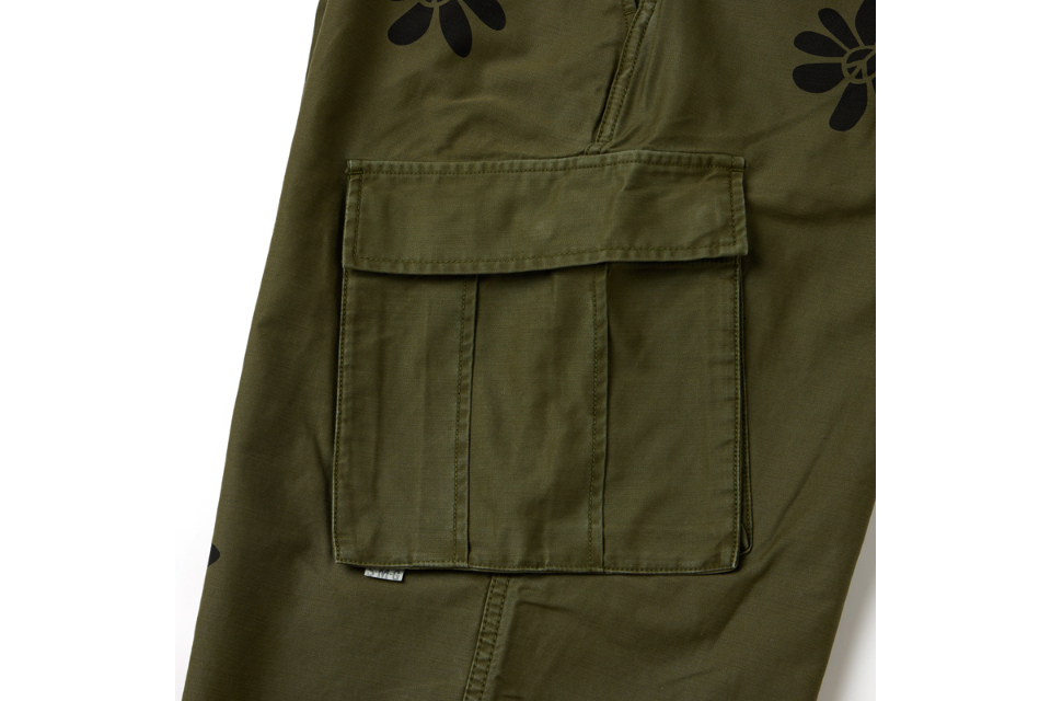 SMG 24 FW REMADE Graphic Print Military Trousers (18)