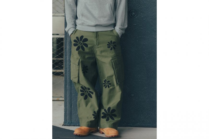 SMG 24 FW REMADE Graphic Print Military Trousers (4)