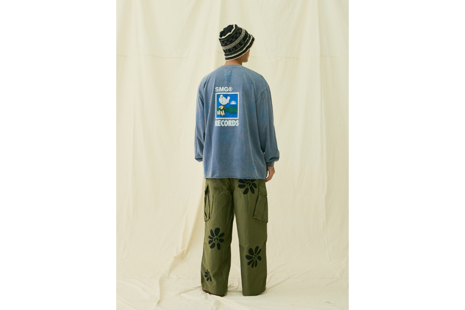 SMG 24 FW Washed Flowers Pattern LS Tee (2)