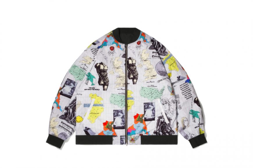 Wall of Sound X Anonymous Talking 24 AW WA06-“MAPSALLY” REVERSIBLE BOMBER JACKET (20)