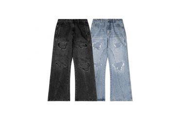 Wall of Sound X Anonymous Talking 24 AW WA09-“ANGER” PATCH DENIM PANTS (0)