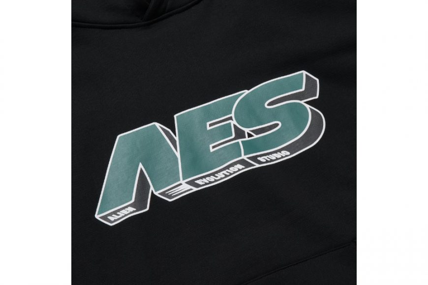 AES 24 AW 3D Font Hoodie (3)