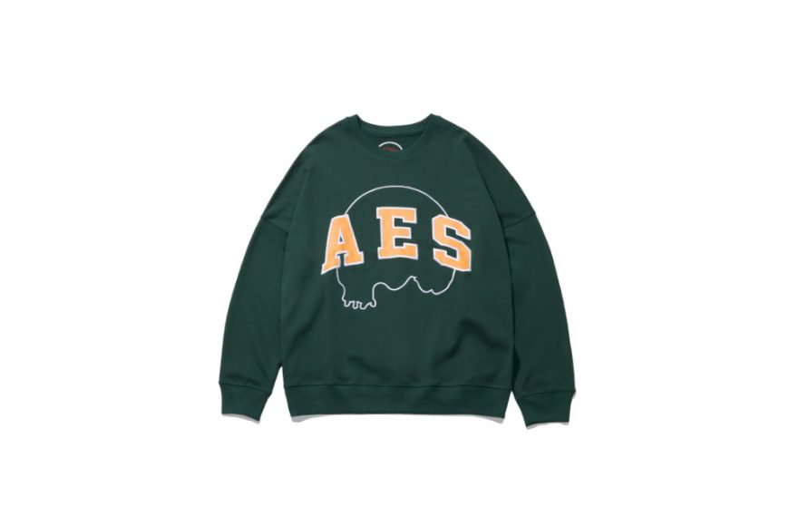 AES 24 AW Skull Logo Outline Sweater (1)