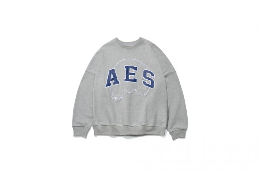 AES 24 AW Skull Logo Outline Sweater (2)