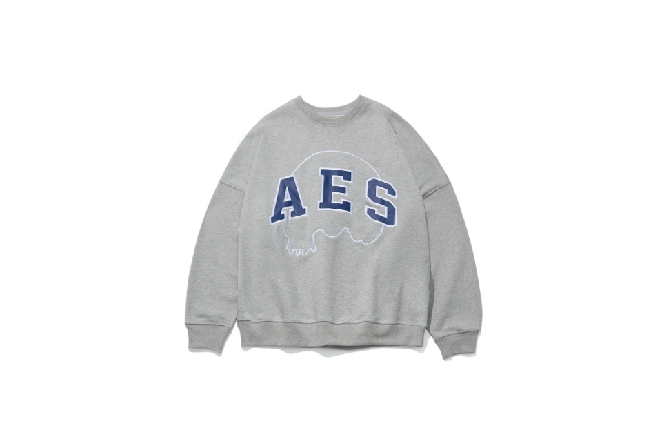 AES 24 AW Skull Logo Outline Sweater (2)