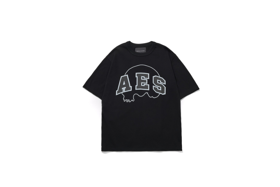 AES 24 AW Skull Logo Outline Tee (2)