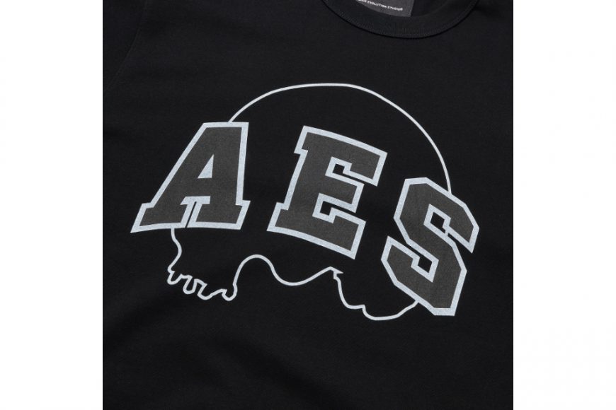 AES 24 AW Skull Logo Outline Tee (8)