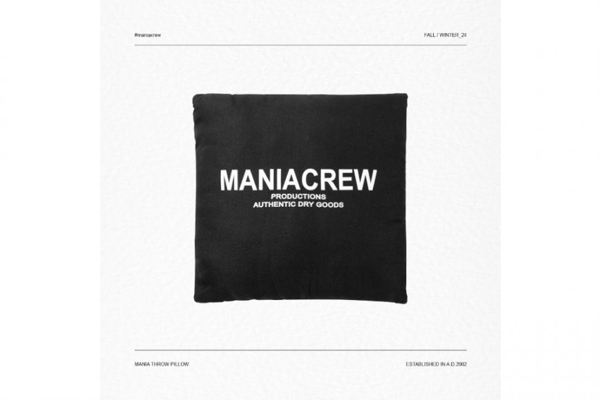 MANIA 24 AW Throw Pillow (1)