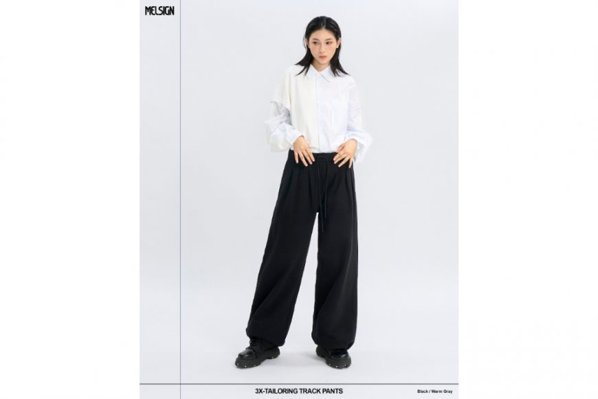 MELSIGN 24 AW 3X-Tailoring Track Pants (1)